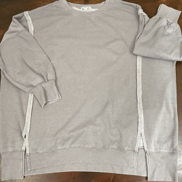 Blakeley Sweaters - Blakeley gray minimalist boxy casual pullover comfy 3/4 sleeve sweater size 3x